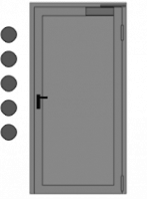 Protipožární dveře do kabelových kanálů