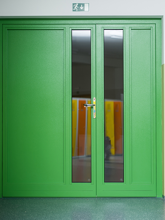 Prosklené ocelové dveře standard 6